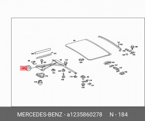 Деталь A 123 586 02 78 MERCEDES BENZ