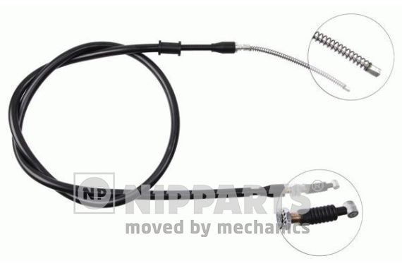 Трос, стояночная тормозная система J14147 H B JAKOPARTS NIPPARTS