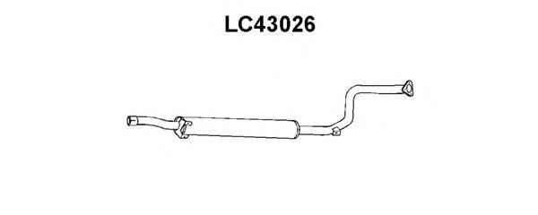 Предглушитель выхлопных газов LC43026 VENEPORTE