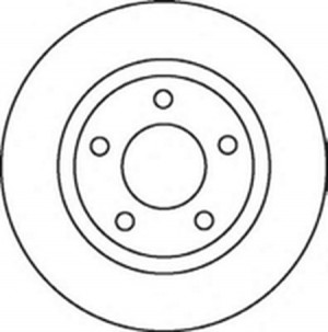 Тормозной диск 562060B BENDIX JURID