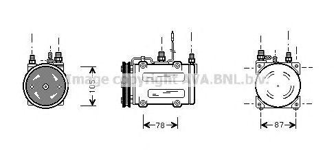 Компрессор, кондиционер SUK033 AVA