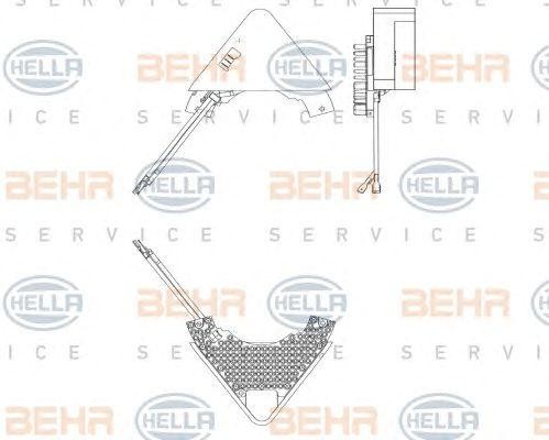 Блок управления, отопление / вентиляция 5HL 351 321-221 HELLA