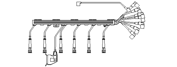 Ккомплект проводов зажигания 571/100 BREMI