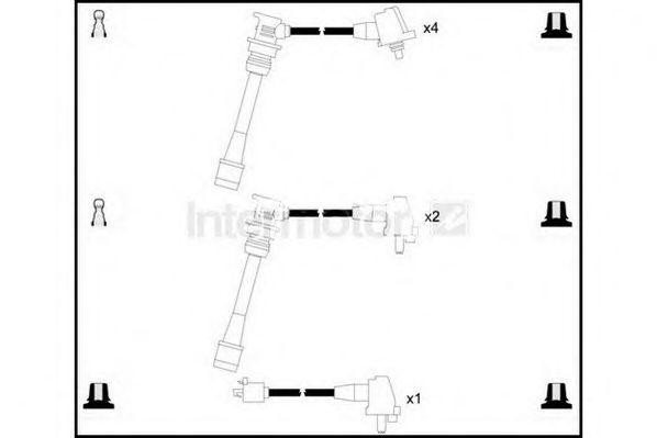 Ккомплект проводов зажигания 73618 STANDARD