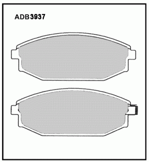 Колодки тормозные дисковые ADB3937 ALLIED NIPPON