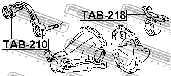Опора дифференциала TAB-218 FEBEST