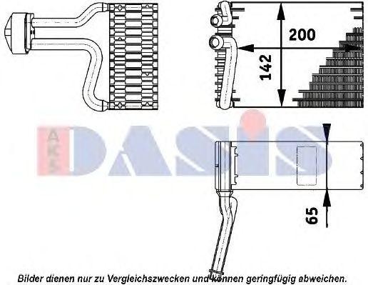 Испаритель, кондиционер 820105N AKS DASIS