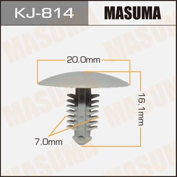 Клипса крепежная KJ814 MASUMA