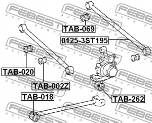 Сайлентблок TAB-069 FEBEST