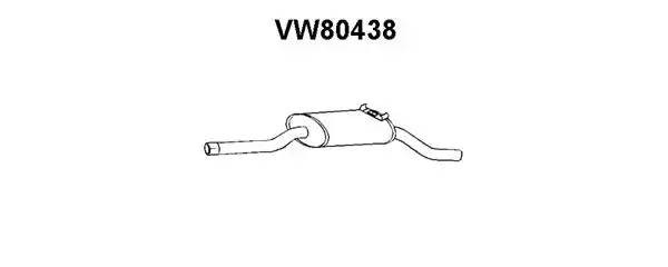 Глушитель выхлопных газов конечный VW80438 VENEPORTE