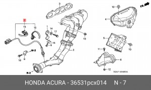 Лямбда-зонд 36531PCX014 HONDA