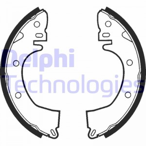 Комплект тормозных колодок LS1327 DELPHI