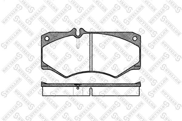Колодки тормозные дисковые 058-030-SX STELLOX