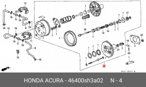 Усилитель тормозной системы 46400SH3A02 HONDA