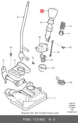 Тормозной суппорт 1121852 FORD