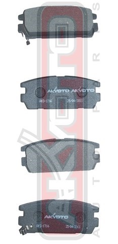 Колодки тормозные дисковые AKD-1716 AKYOTO