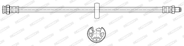 Тормозной шланг FHY2265 FERODO