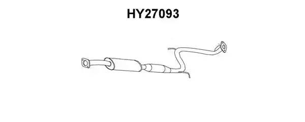 Предглушитель выхлопных газов HY27093 VENEPORTE