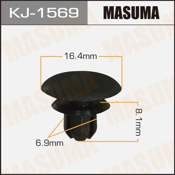 Клипса крепежная KJ1569 MASUMA
