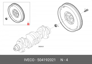 Маховик 504192021 IVECO