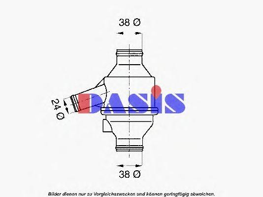 Термостат, охлаждающая жидкость 751758N AKS DASIS