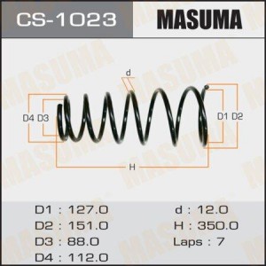 Пружина подвески CS-1023 MASUMA