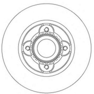 Тормозной диск 562366B BENDIX JURID