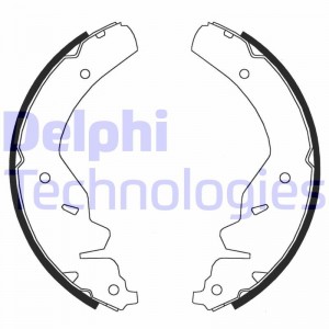 Комплект тормозных колодок LS1825 DELPHI