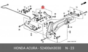 Рычаг подвески 52400SH3030 HONDA