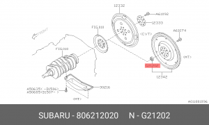 Подшипник выжимной сцепления 806212020 SUBARU
