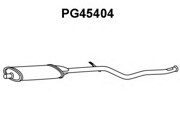 Предглушитель выхлопных газов PG45404 VENEPORTE