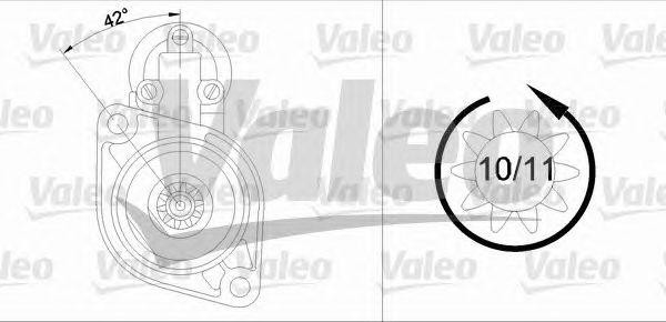 Стартер 455927 VALEO PHC