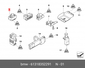 Деталь 61 31 8 352 291 BMW