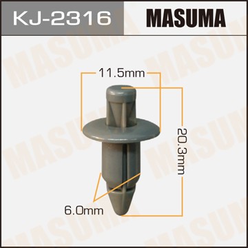 Клипса крепежная KJ2316 MASUMA