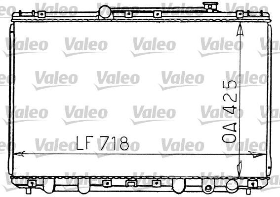 Радиатор охлаждения ДВС 731196 VALEO PHC