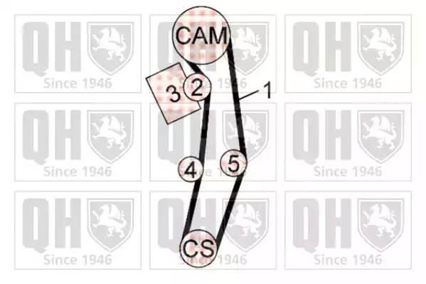 Комплект ремня ГРМ QBK688 QUINTON HAZELL