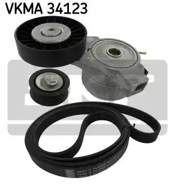 Поликлиновой ременный комплект VKMA34123 SKF