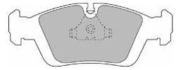 Комплект тормозных колодок, диско 6417 MAPCO