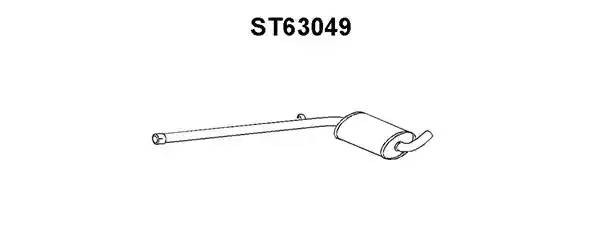 Предглушитель выхлопных газов ST63049 VENEPORTE