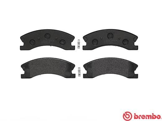 Комплект тормозных колодок, диско P37008 BREMBO