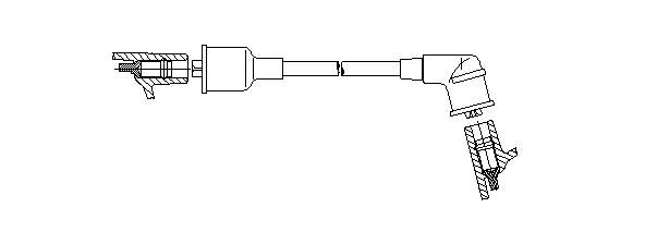 Провод зажигания 3A3216 BREMI