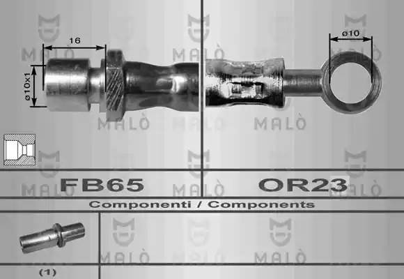 Тормозной шланг 80111 MALO
