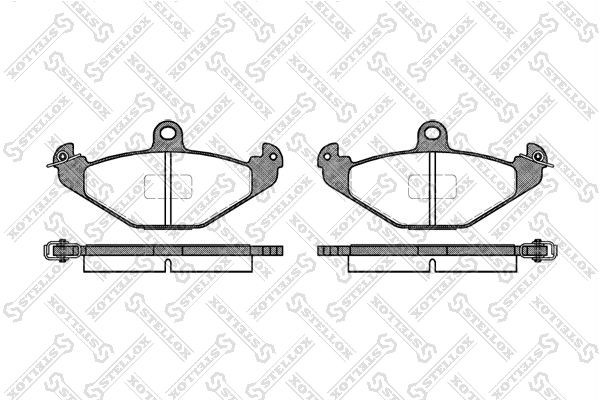 Колодки тормозные дисковые 356-010-SX STELLOX