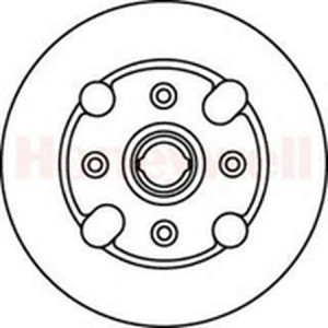 Тормозной диск 561320B BENDIX JURID