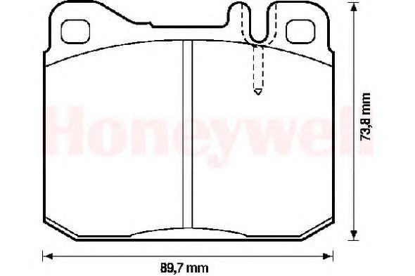 Комплект тормозных колодок, диско 571552B BENDIX JURID