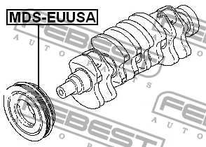 Шкив коленвала MDS-EUUSA FEBEST