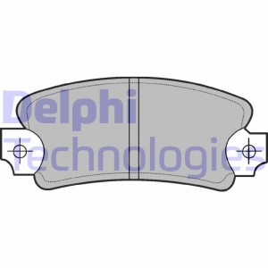 Комплект тормозных колодок, диско LP146 DELPHI
