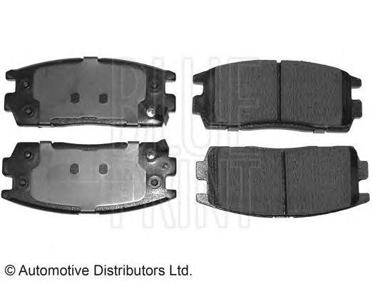 Комплект тормозных колодок, диско ADG04281 BLUE PRINT