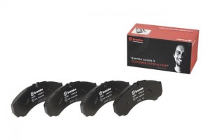 Комплект тормозных колодок, диско PA6021 BREMBO