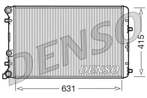 Радиатор, охлаждение двигател DRM27004 DENSO